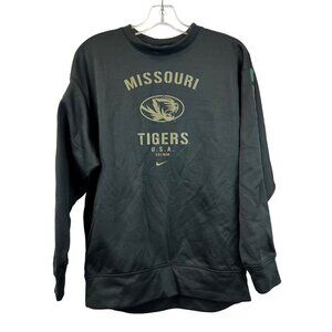 Nike Dri Fit Men’s Missouri Tigers Black/Camo Sweatshirt Size Small Pullover